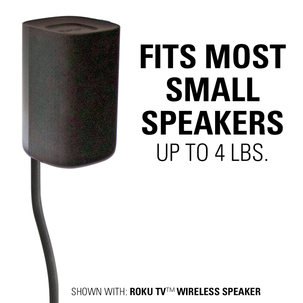 HTB3 fits most small speakers