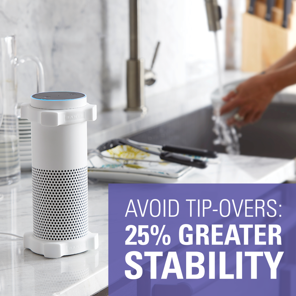 Avoid Tip-overs, 25% Greater Stability