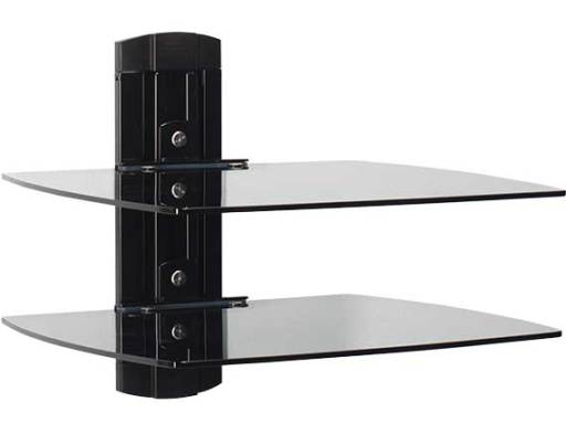 LOWEST PRICE! NEW OMNIMOUNT TRIA Wall GLASS Shelf TV Mount Wire