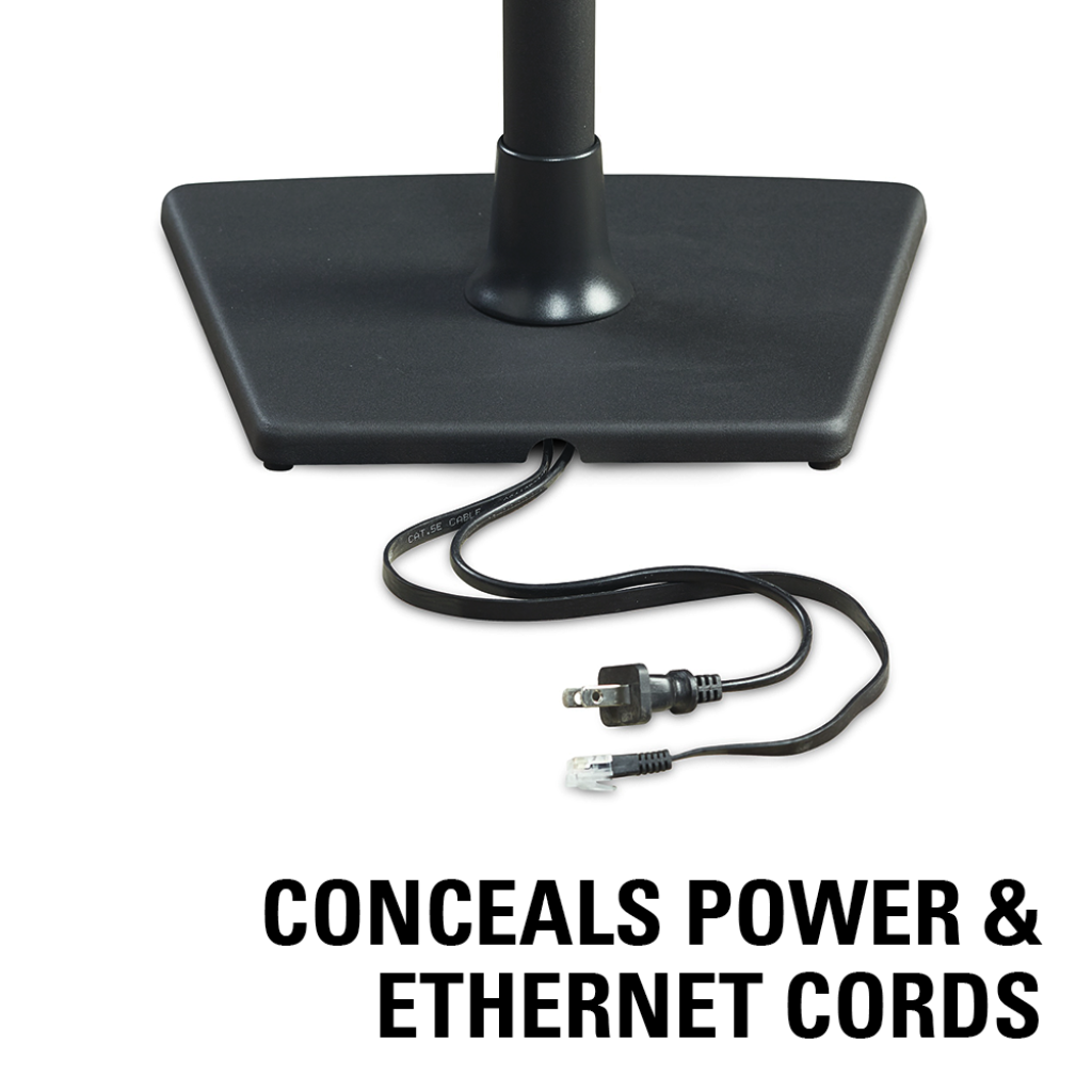 WSS21 Conceals power and ethernet cords