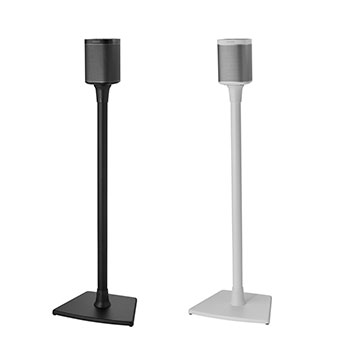 WSS2 Wireless Speaker Stands in black and white